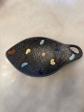 Vintage Lapid Israel Enameled
Pottery Dish